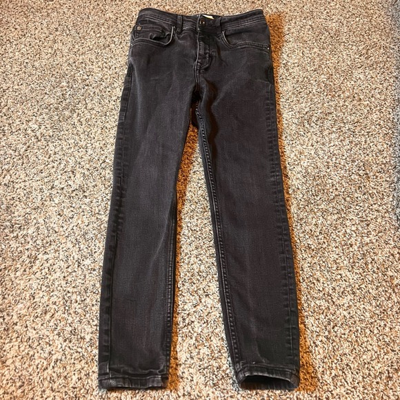 Zara Denim - Zara EUR 36‎ USA 29 Black Wash Denim Jeans Slim Fit Casual Everyday